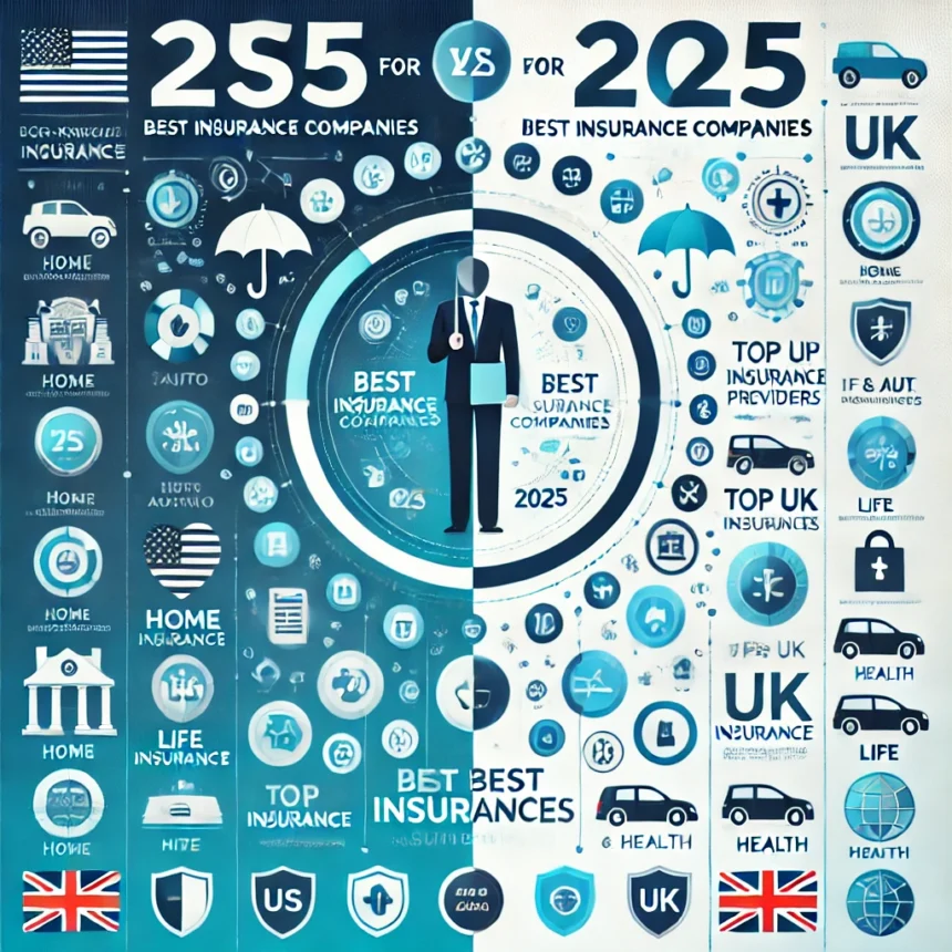 Best Insurance Companies in the US and UK for 2025 A Full Comparison